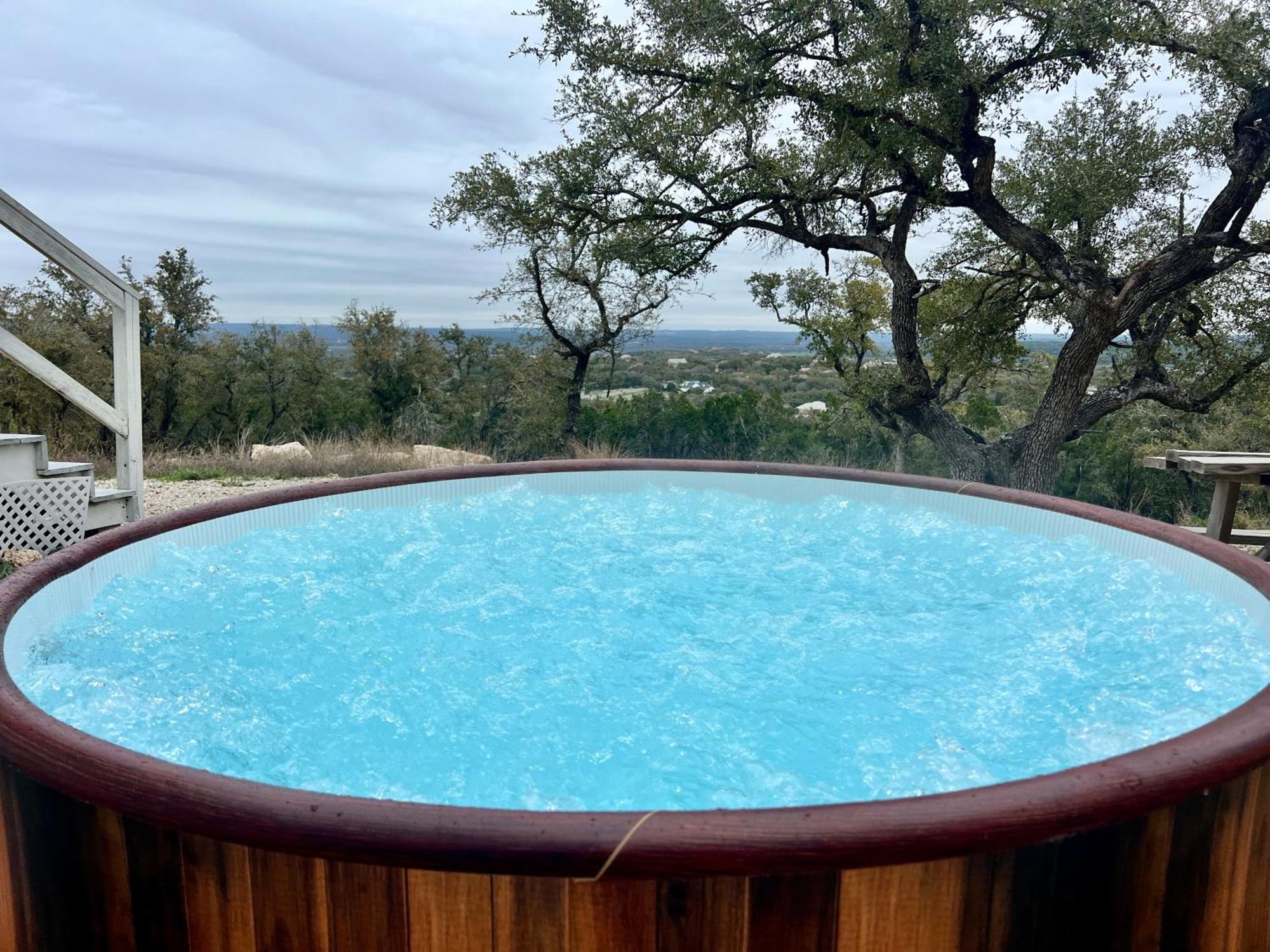 The Perch- Texas Tiny Haus With Amazing Views Villa Spring Branch Eksteriør billede